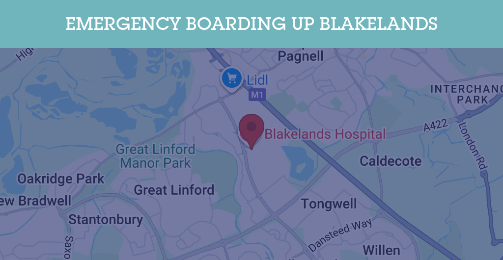 Emergency Boarding Up Services in Blakelands - MK14