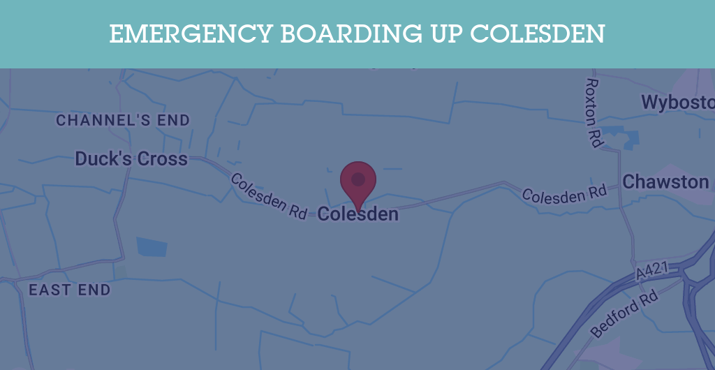 Emergency Boarding Up Services in Colesden - MK44