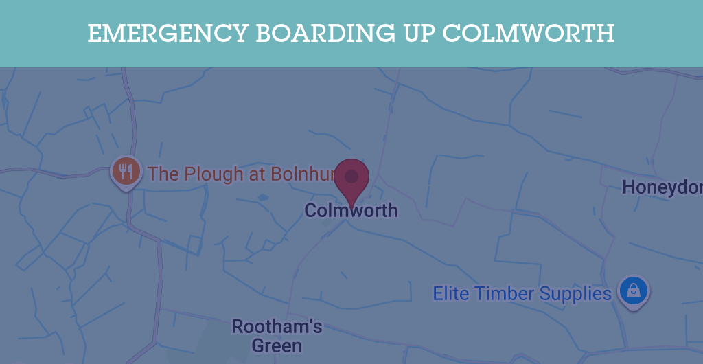 Emergency Boarding Up Services in Colmworth - MK44