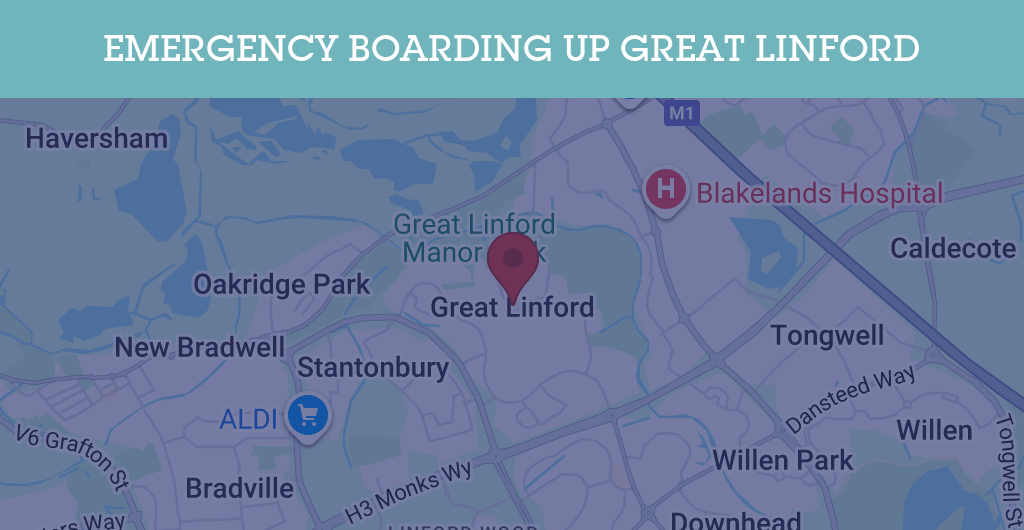 Emergency Boarding Up Services in Great Linford - MK14