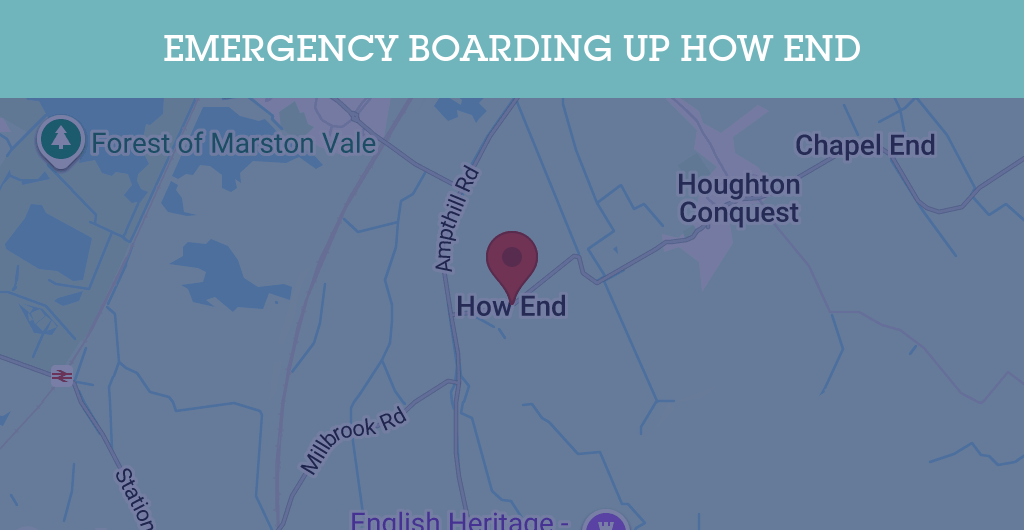 Emergency Boarding Up Services in How End - MK45