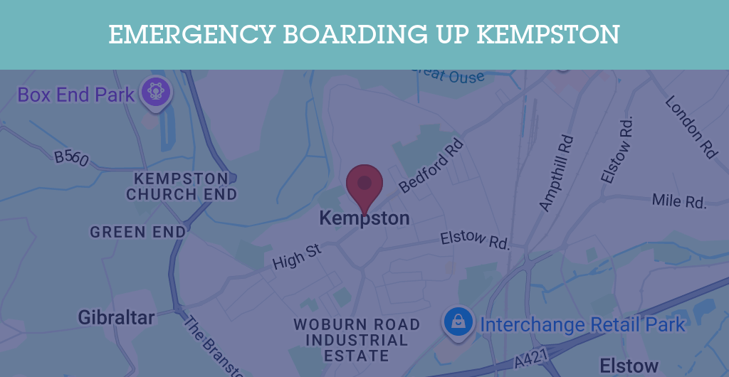 Emergency Boarding Up Services in Kempston - MK42