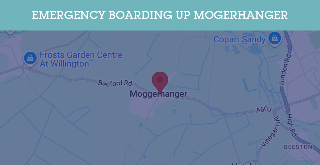 Emergency Boarding Up Services in Mogerhanger - MK44