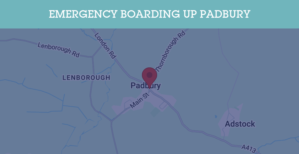 Emergency Boarding Up Services in Padbury - MK18
