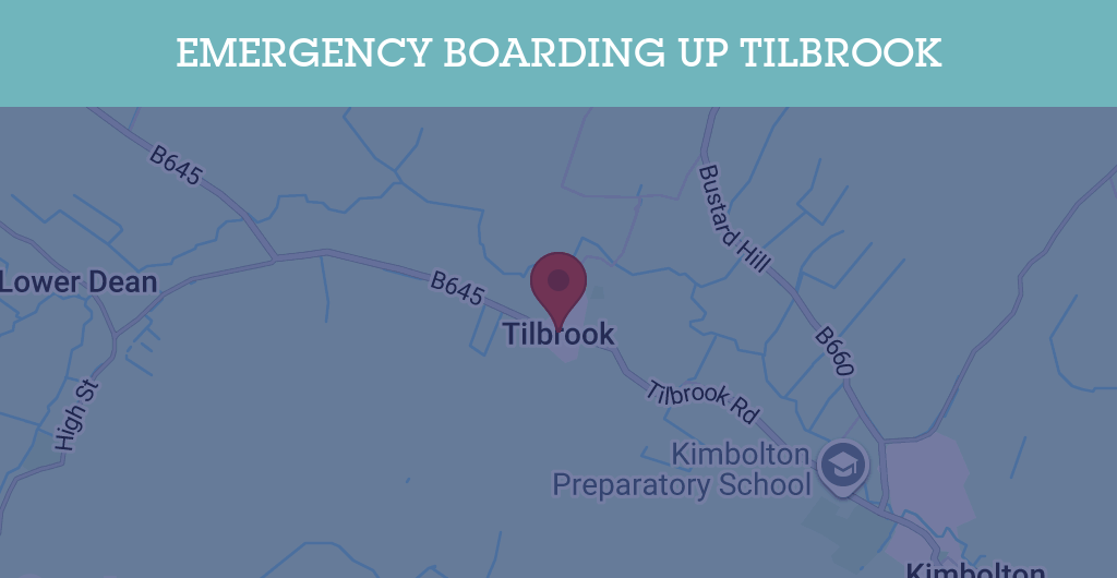 Emergency Boarding Up Services in Tilbrook - MK7