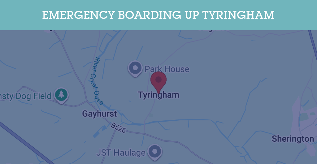 Emergency Boarding Up Services in Tyringham - MK16