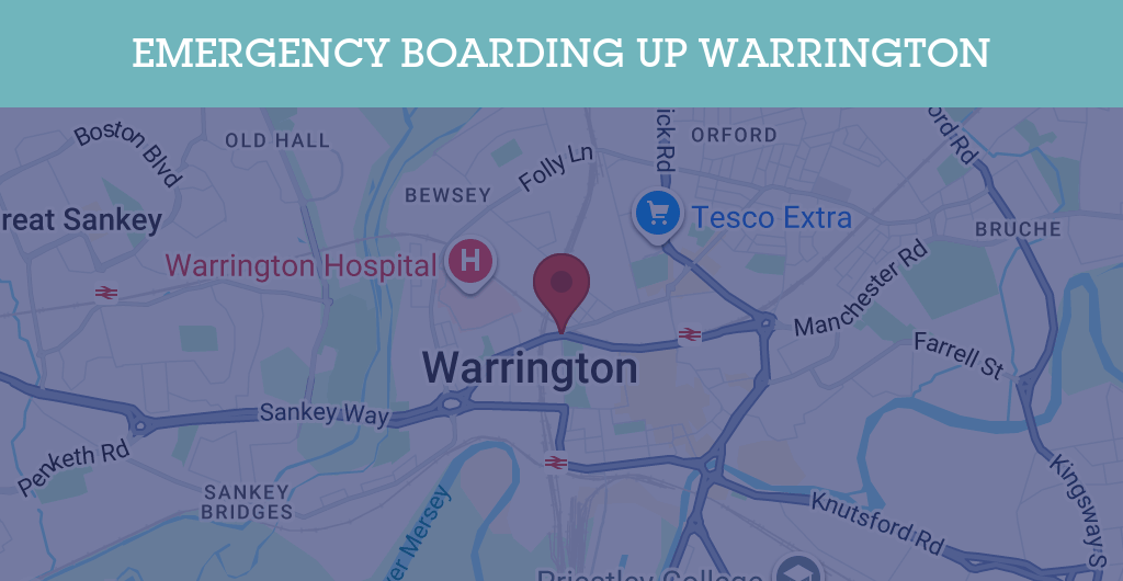 Emergency Boarding Up Services in Warrington - MK46